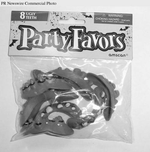 Recall of Halloween 'Ugly Teeth' issued today  