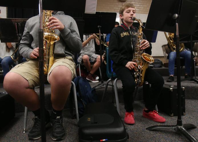 Band teacher Phillip Switzer