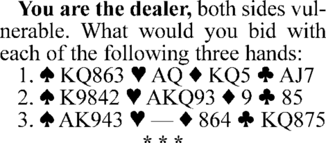 Bridge : Bidding quiz  