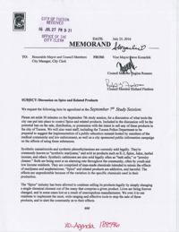 Request for Spice ban, Tucson City Council