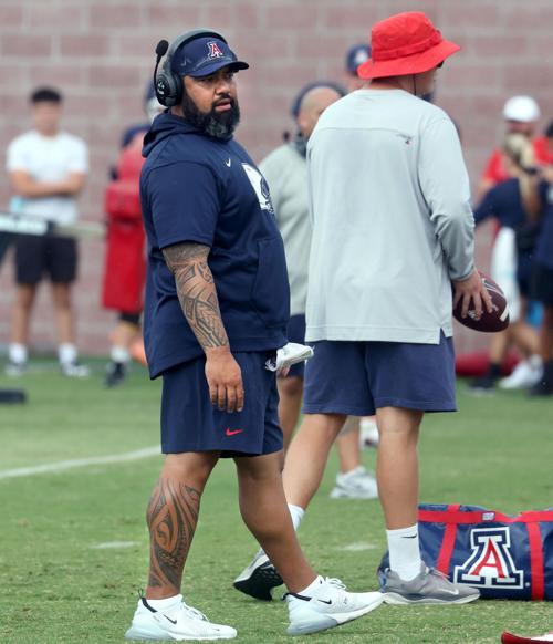 Lyle Moevao | Arizona football | Aug. 12, 2024