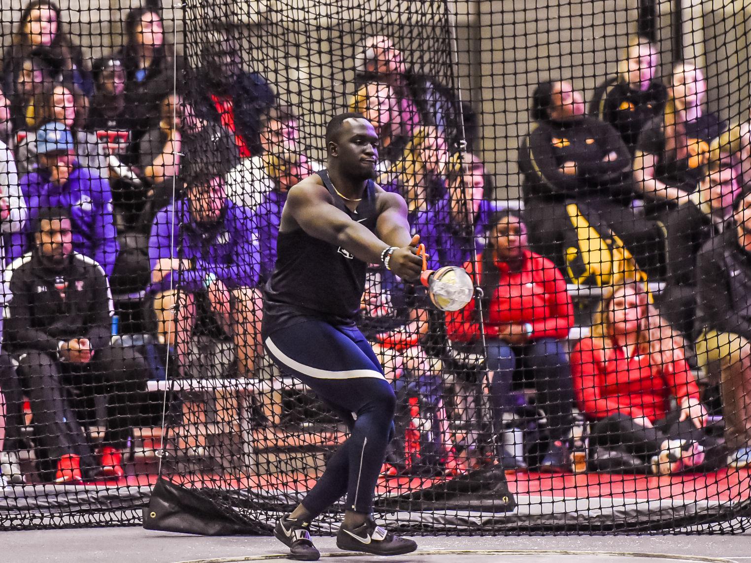 Israel Oloyede Still A Relative Newcomer In The Weight Throw