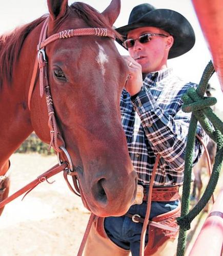 Crazy about horses and showing off  