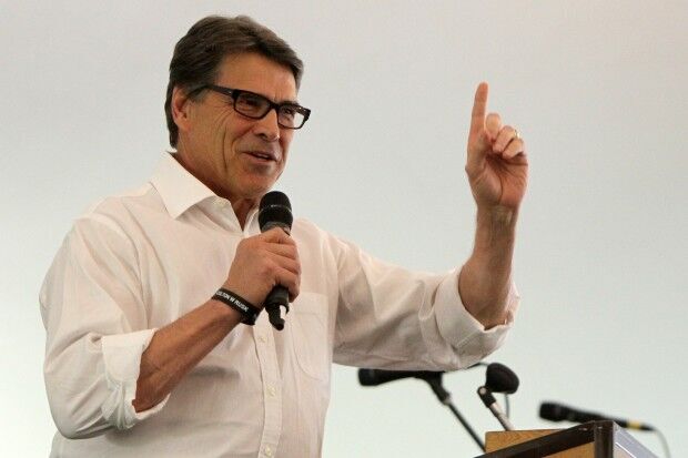 Texas Gov. Rick Perry in Chesterfield, Mo.