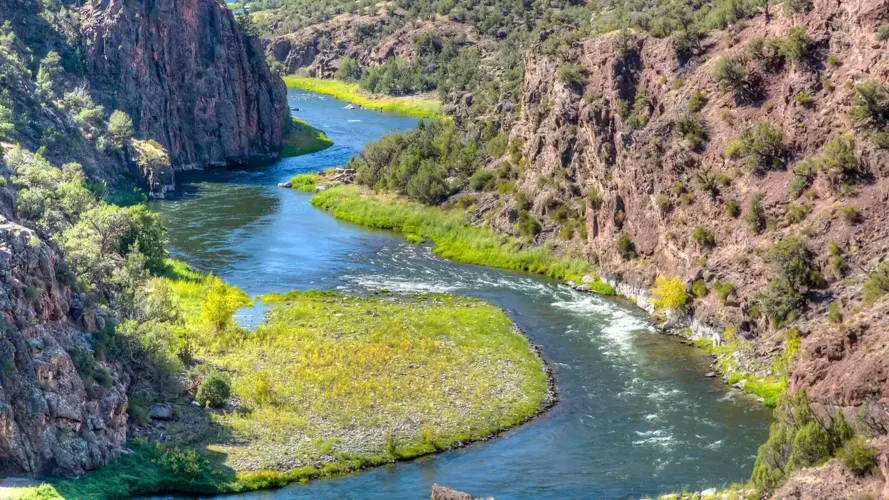Gunnison Gorge Wilderness in wetter times