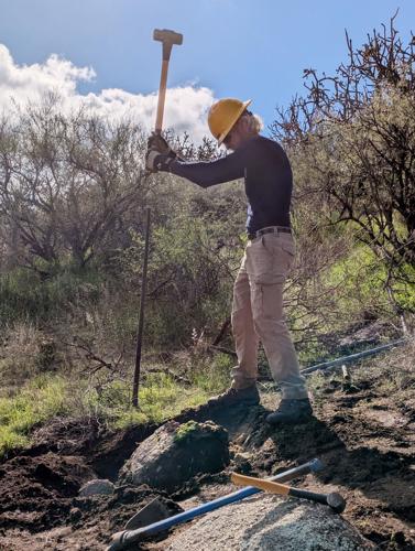 Work on Stone Cactus Trail