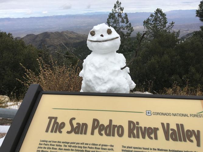 Snow on the Santa Catalina Mountains