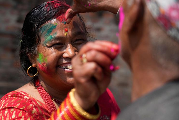 Holi is a celebration of love, color and spring