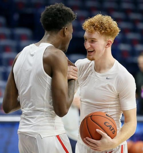 Devonaire Doutrive and Nico Mannion