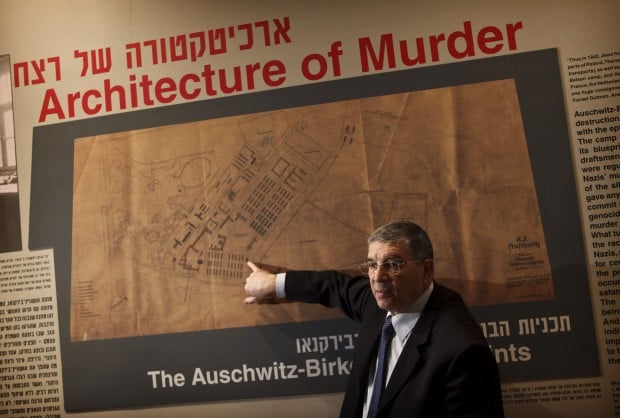 Auschwitz blueprints on public display for 1st time   