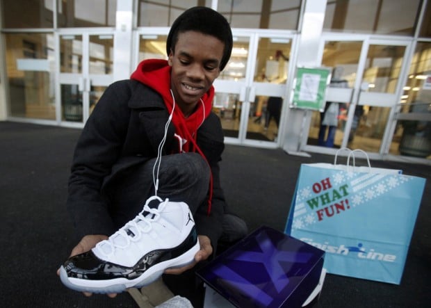 Air Jordan shoes cause shopping frenzy 