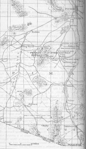 An early map of the area, produced in 1921.