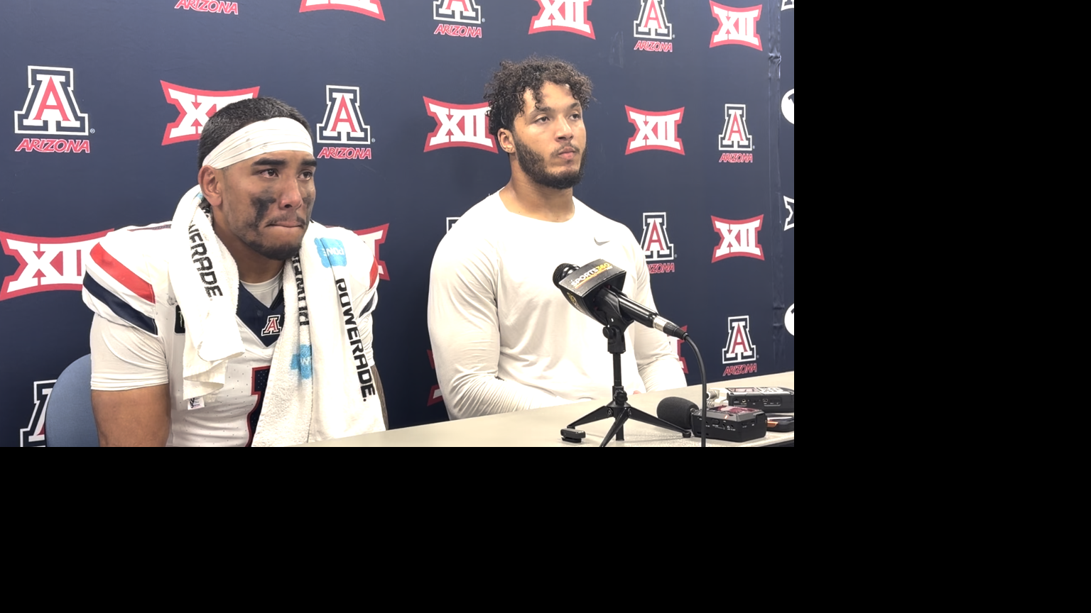 VIDEO: Noah Fifita, Tre Smith react to Arizona's 28-17 loss to BYU