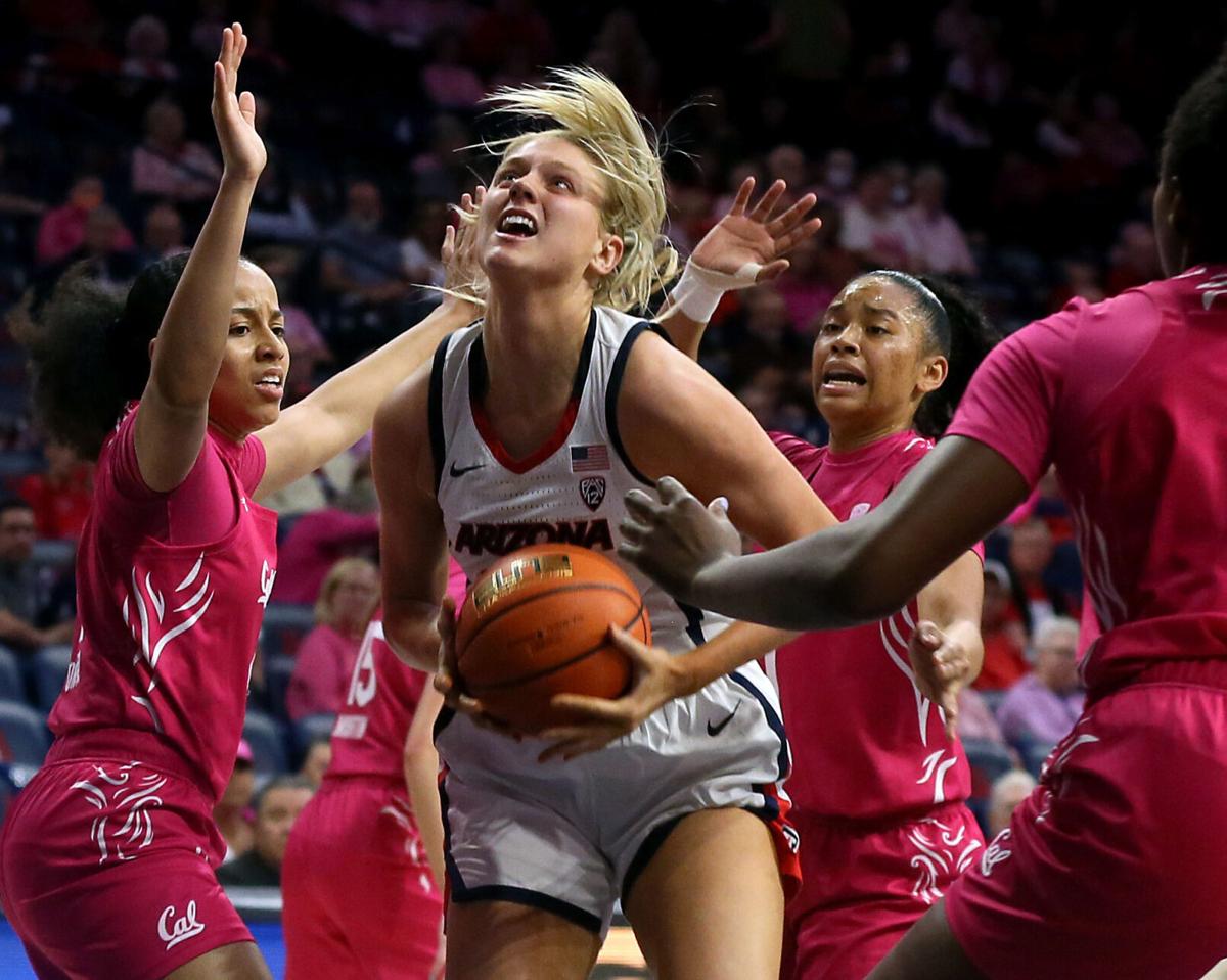 Arizona Wildcats vs California Golden Bears in Women's Basketball