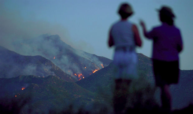 The Aspen Fire in 2003