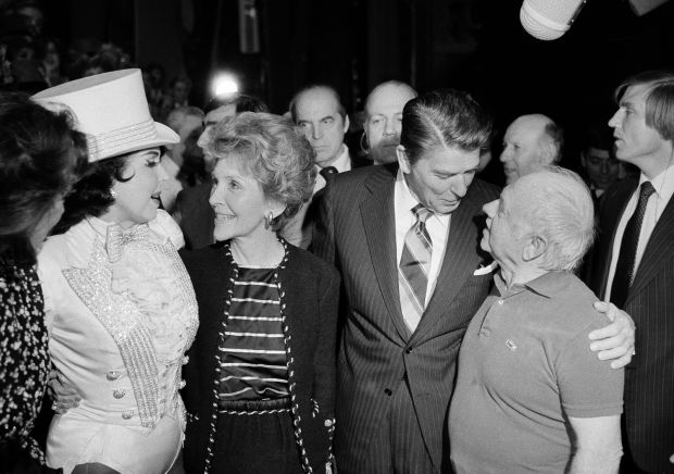 Reagans Visit Broadway 1981