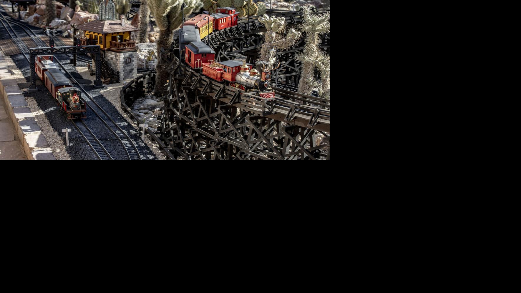 Garden tour highlights model trains running through Tucson landscapes