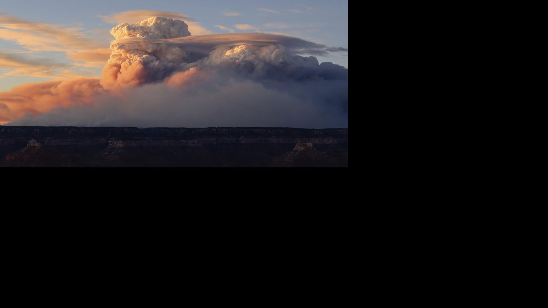 'Fire clouds' over Arizona, Utah wildfires creating erratic climate