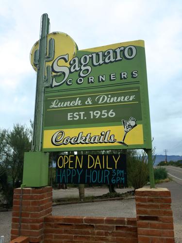 Saguaro Corners sign
