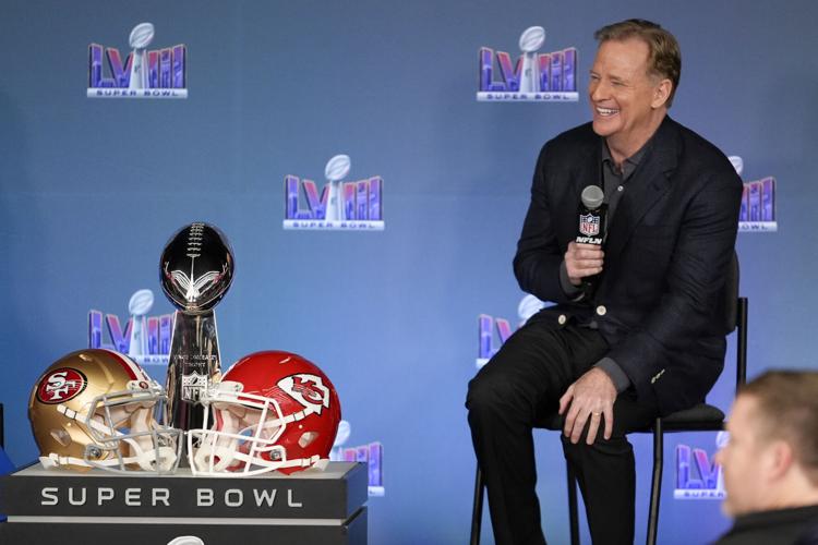 Super Bowl Goodell Football (copy)