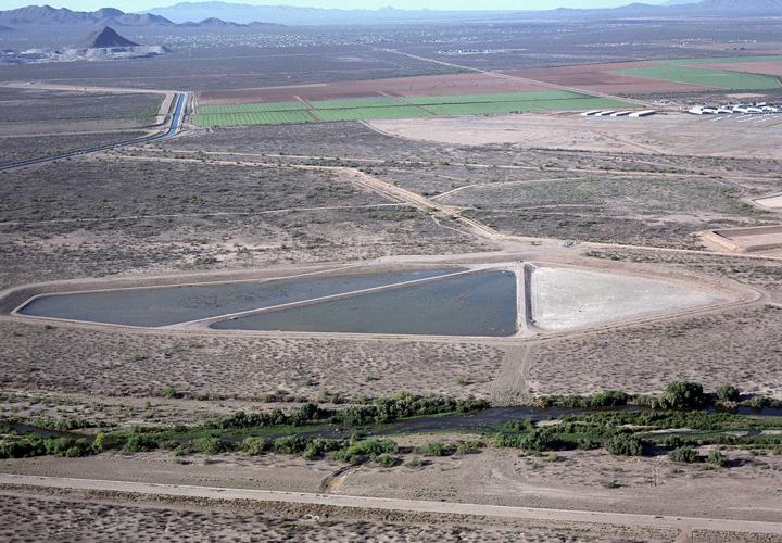 Central Arizona Project recharge basin
