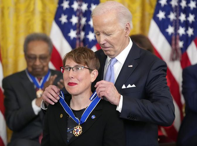 U of A alum receives Medal of Freedom for work on Webb telescope