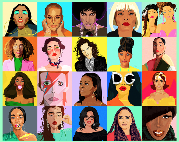 Monica Ahanonu illustrations