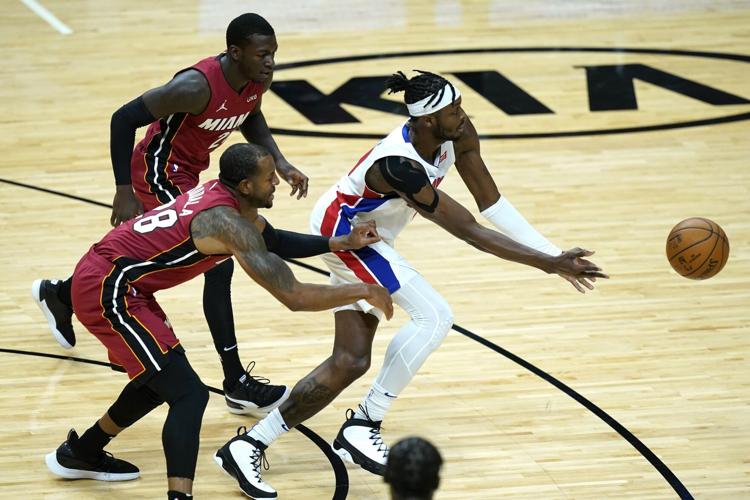 Pistons Heat Basketball