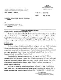 Pasadera loses lawsuit against S. Tucson