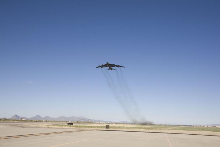 Regenerated B-52 takes flight from Boneyard