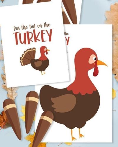 Pin a feather on the turkey