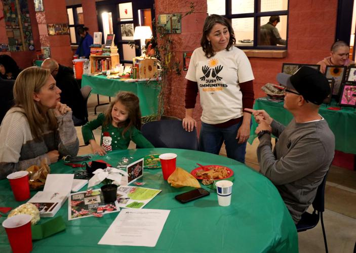 Holiday card writing, Just Communities, 2022