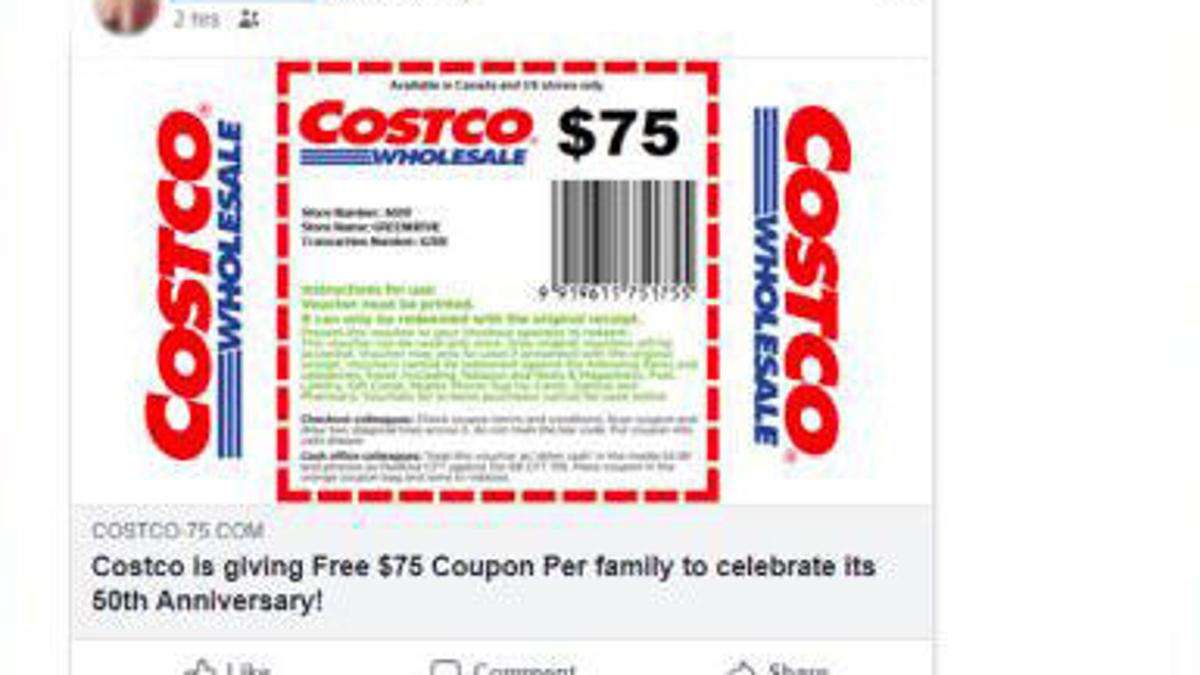 Viral $75 Costco coupon is fake, company says, so stop ...