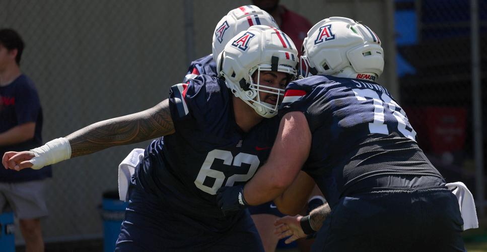 Arizona fall football practice