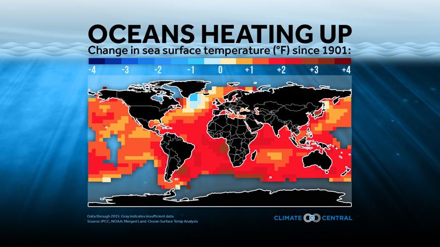 World Ocean Temperature Change
