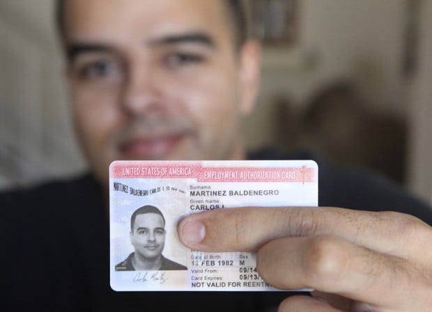 ֱ 'Dreamer' among first to receive work permit    