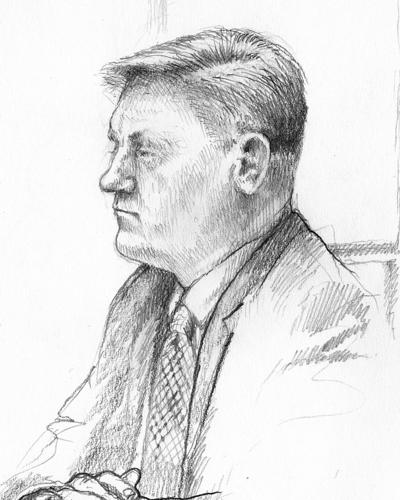 Sketch of Lonnie Swartz