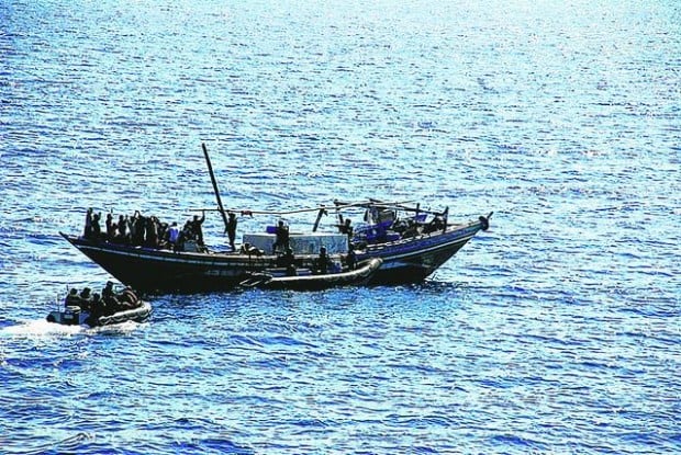 Pirates lose as German, Indian ships provide help  