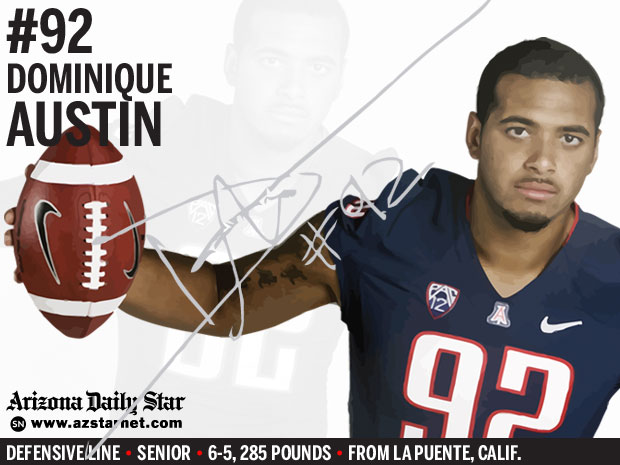University of Arizona Wildcats defensive lineman Dominique Austin