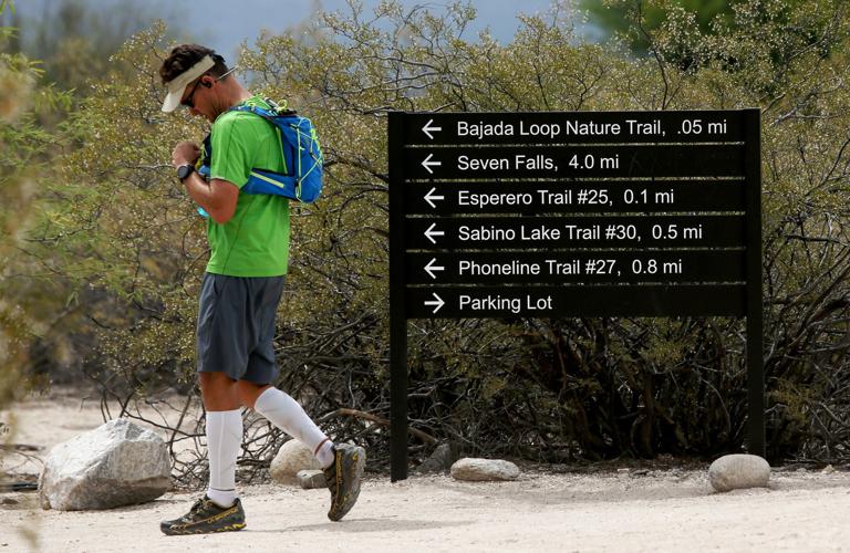 Hiking in Sabino Canyon