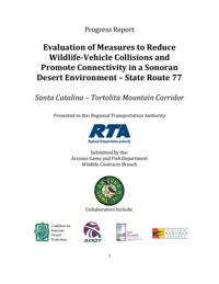 Wildlife crossing report