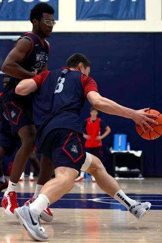 Arizona mens basketball practice