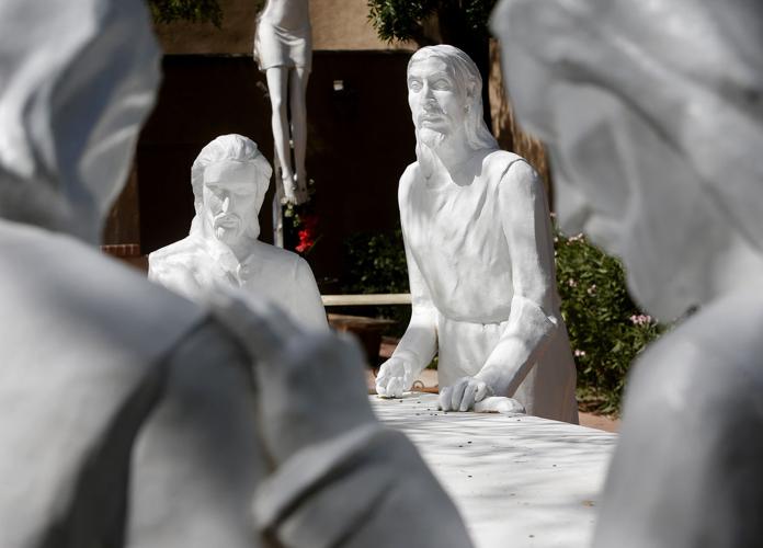 Garden of Gethsemane statue repaired