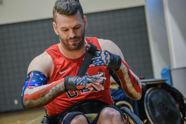 Paralympics 2024 Josh Wheeler Taping