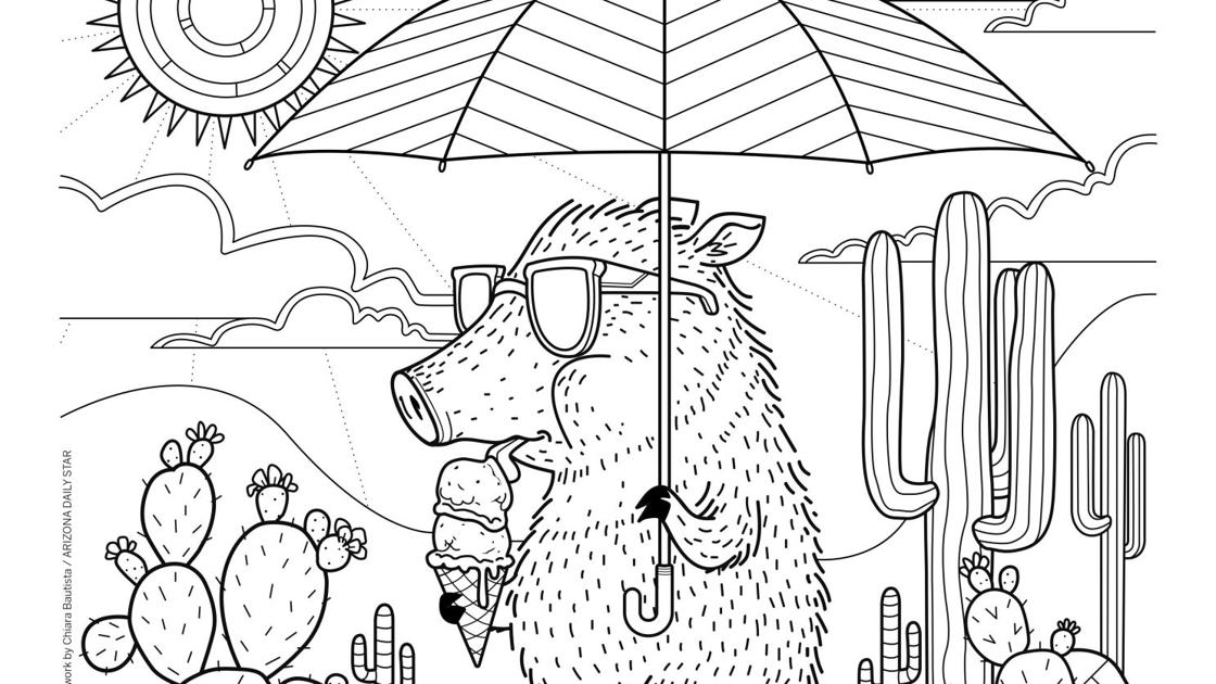 Print Out These 12 Totally Adorable Tucson Themed Coloring
