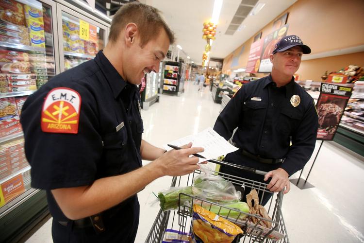 TFD firefighters go shopping in 2013