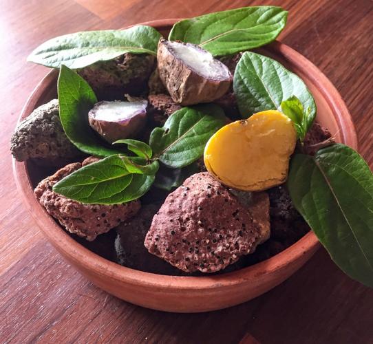 Mil highlights some of Peru  s 4,000 varieties of potatoes.