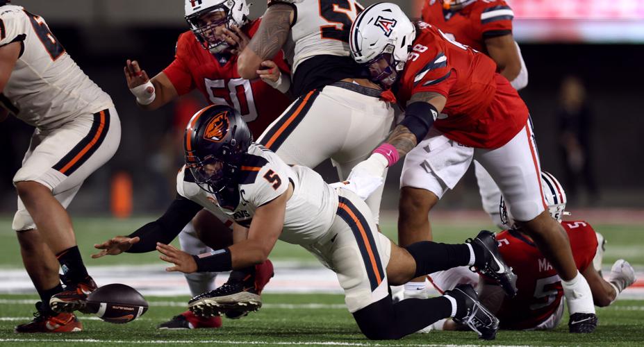 University of Arizona vs Oregon State, Pac 12 football