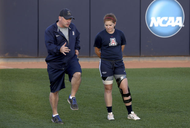 UA softball player Alex Lavine