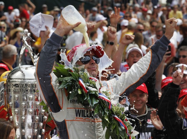 Leader's crash on final turn opens Victory Lane for Brit   